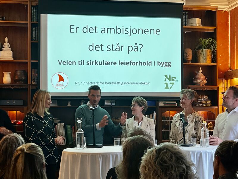 Seminar: Ny modell for sirkulære leieprosesser i bygg