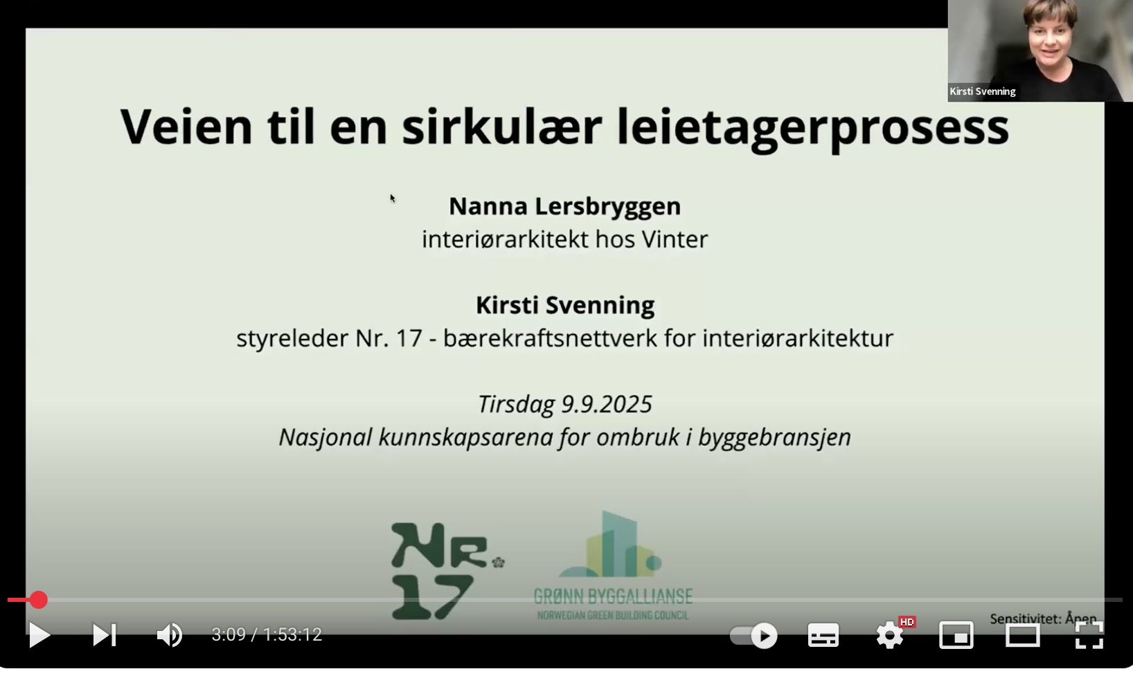 Nr. 17 på Nasjonal kunnskapsarena for ombruk i byggebransjen